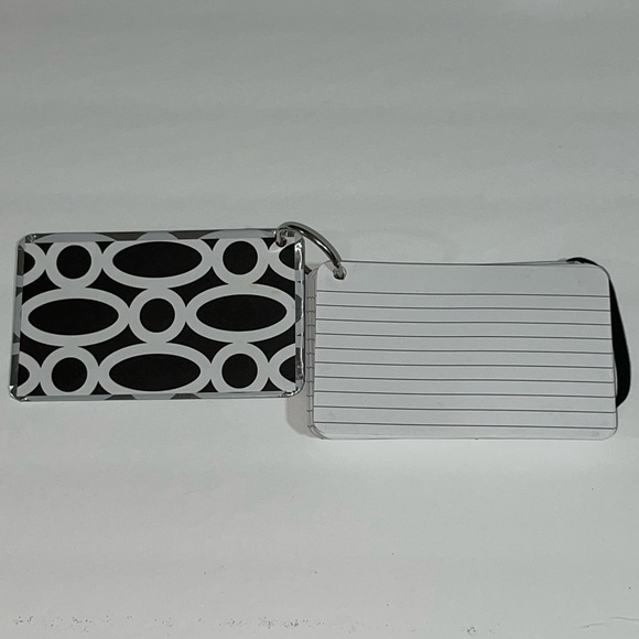 Studio C Silver Set of 2 Ring Bound Lined Index Cards, 3” x 5” - Picture 3 of 3